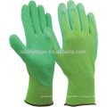 Guantes de trabajo del jardín de la espuma del látex del nilón 13gauge